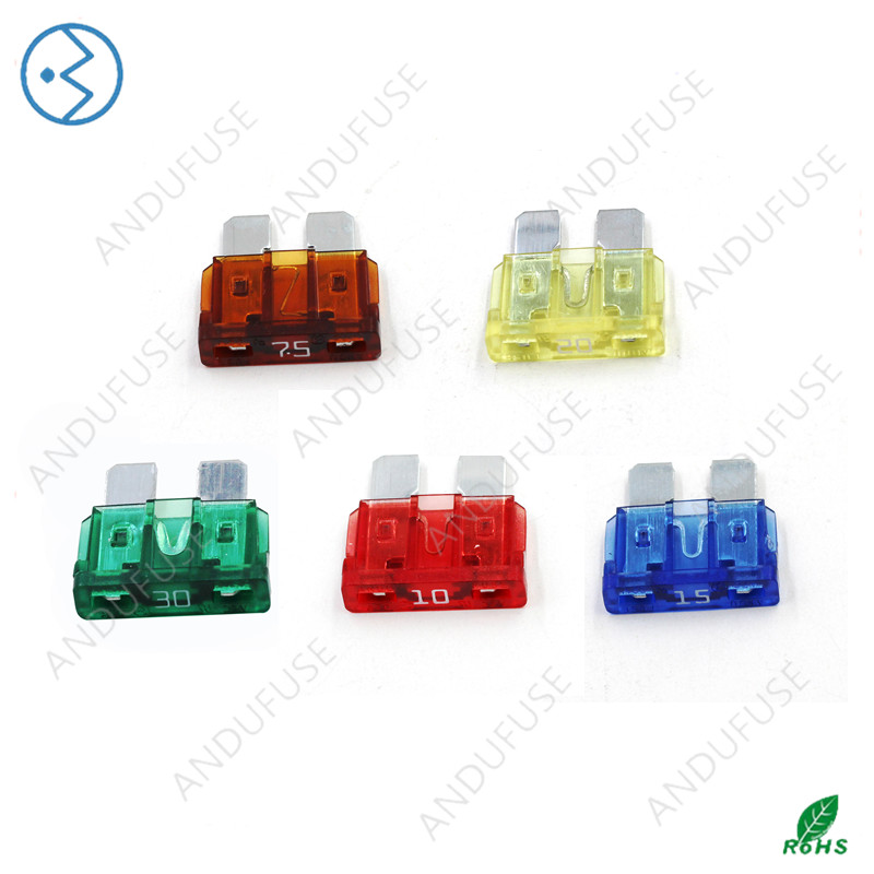 ATC中号汽车插片保险丝（PC 白字）