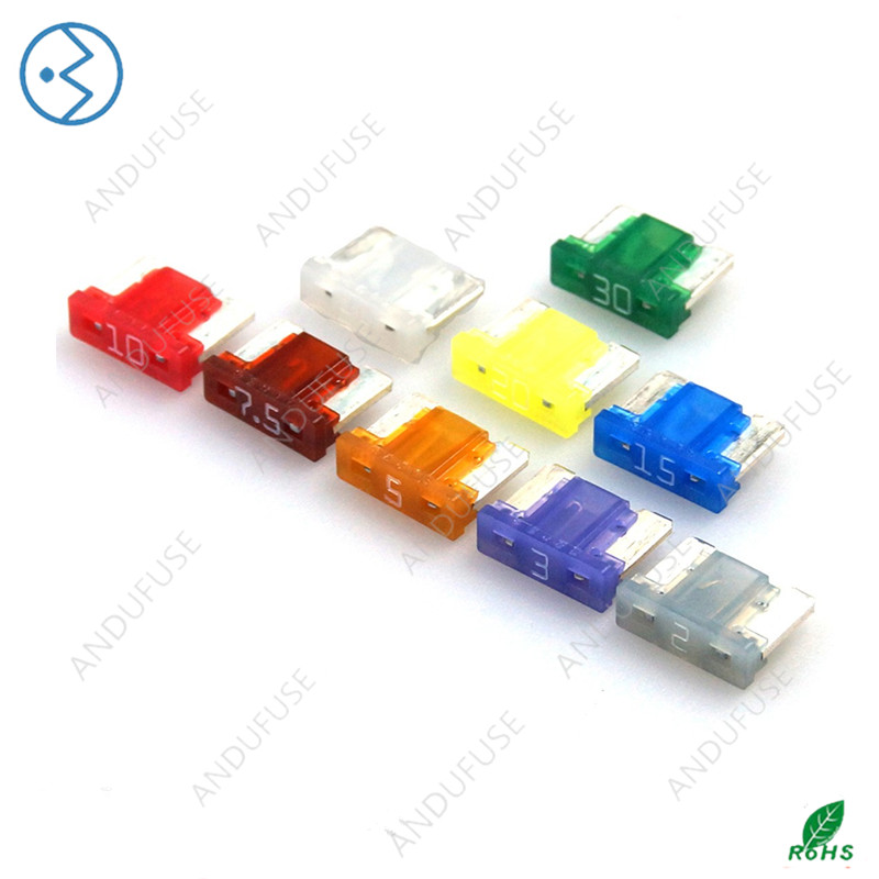 MIN平脚汽车插片保险丝 尼龙壳